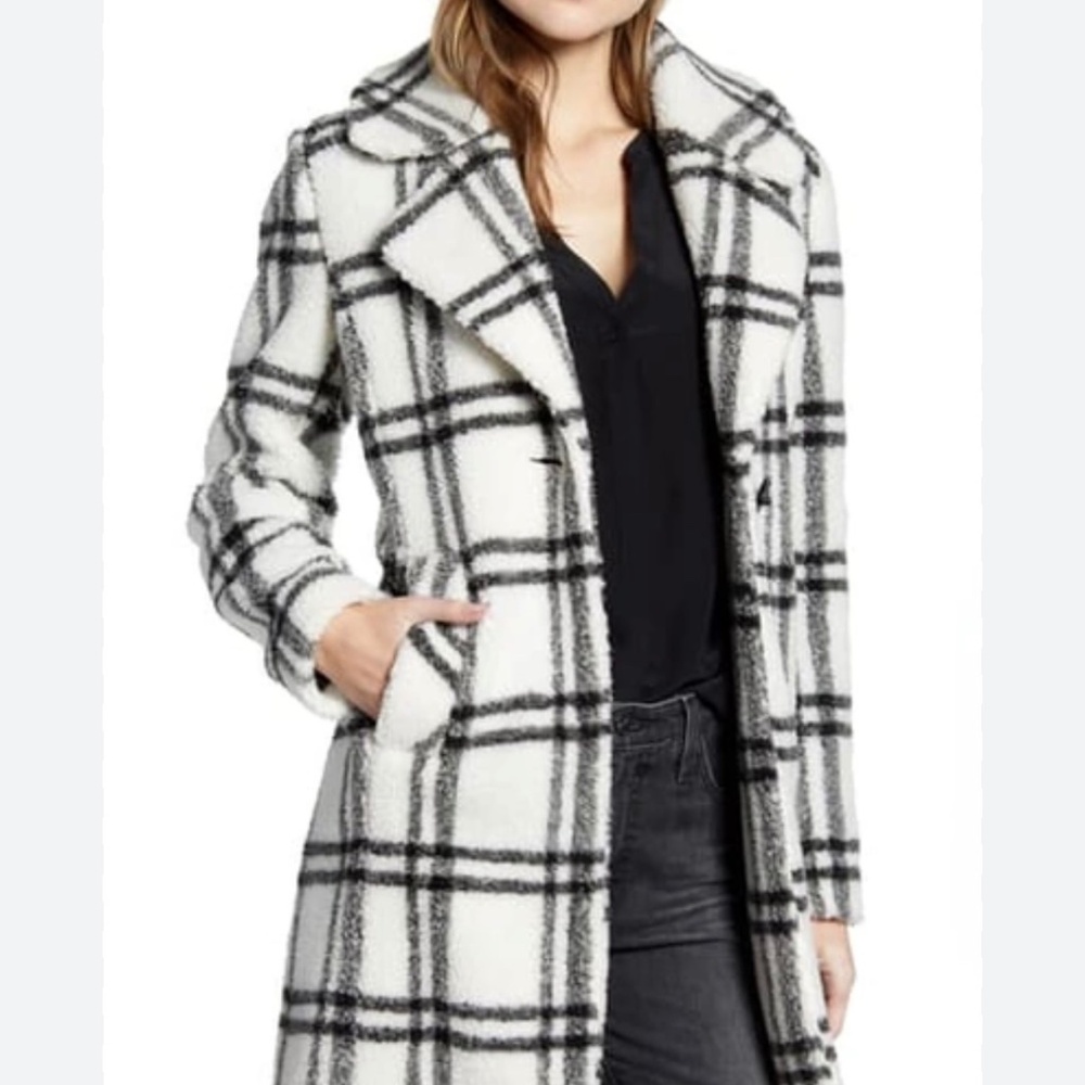 French Connection Faux Shearling L